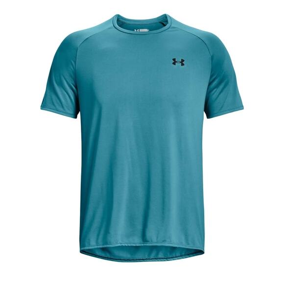 Under Armour Men's Tech 2.0 Short-Sleeve T-Shirt, (433) Glacier Blue /Black, XL - Picture 1 of 2